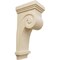 Ekena Millwork 4 1/2"W x 5 5/8"D x 12"H Scroll Corbel, Rubberwood COR04X05X12SCRW - alternate 1